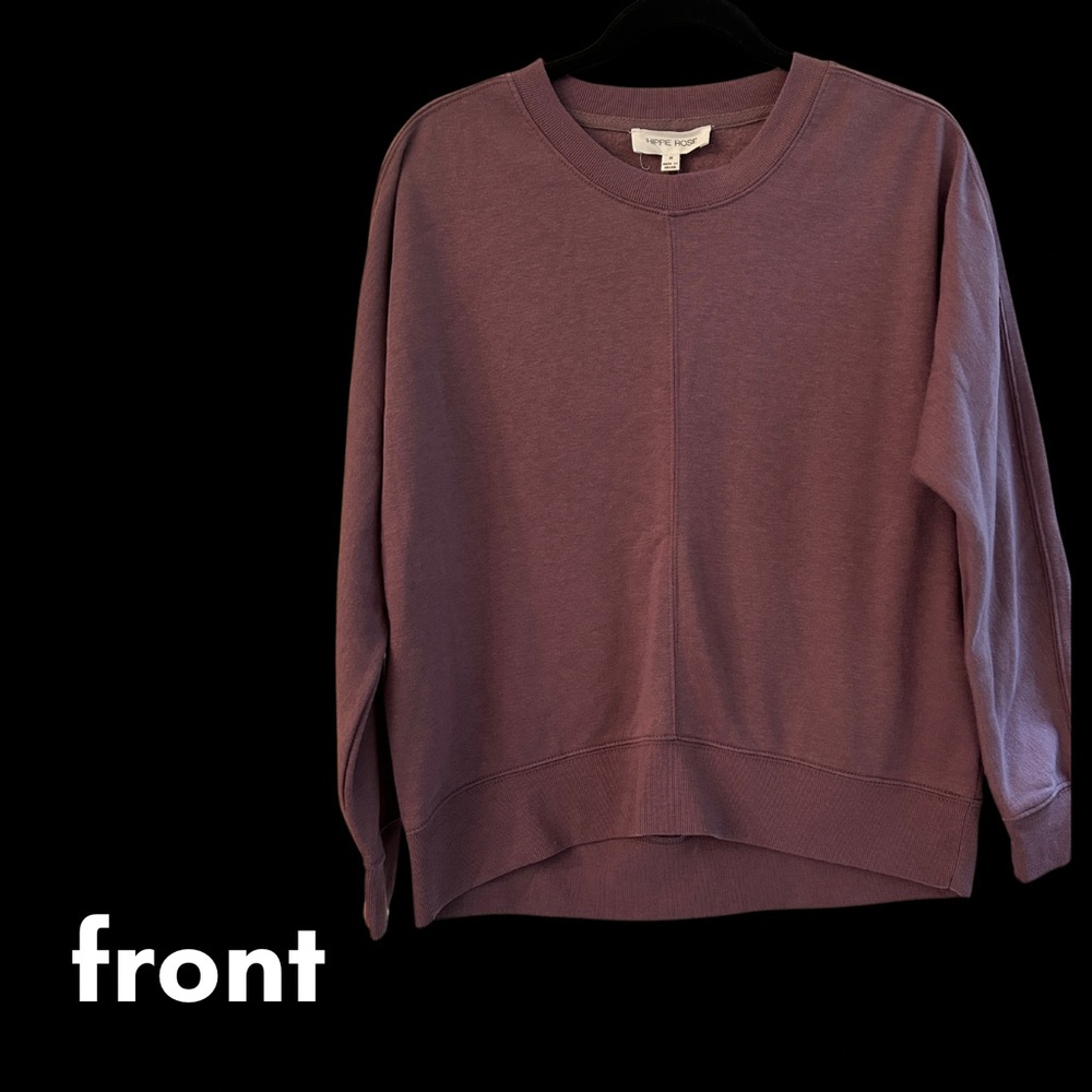 Hippie Rose Dusty Purple Sweatshirt [size M]